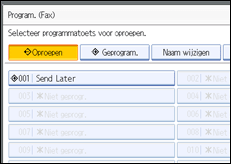 Schermafbeelding bedieningspaneel