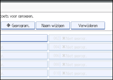Schermafbeelding bedieningspaneel