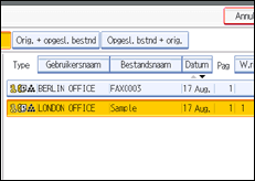 Schermafbeelding bedieningspaneel