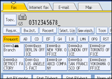 Schermafbeelding bedieningspaneel