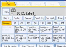 Schermafbeelding bedieningspaneel