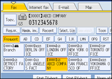 Schermafbeelding bedieningspaneel