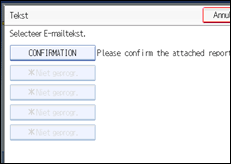 Schermafbeelding bedieningspaneel