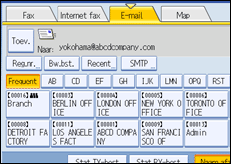 Schermafbeelding bedieningspaneel