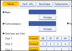 Schermafbeelding bedieningspaneel
