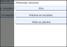 Schermafbeelding bedieningspaneel