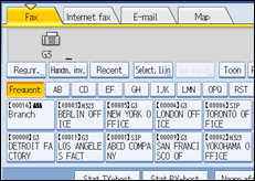 Schermafbeelding bedieningspaneel
