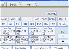 Schermafbeelding bedieningspaneel