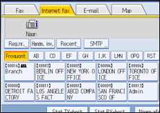 Schermafbeelding bedieningspaneel