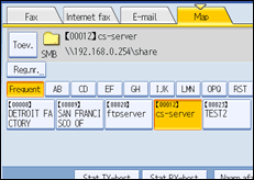 Schermafbeelding bedieningspaneel