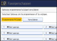 Schermafbeelding bedieningspaneel
