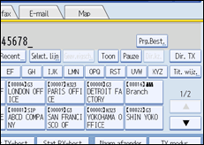 Schermafbeelding bedieningspaneel