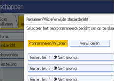 Schermafbeelding bedieningspaneel
