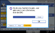 Schermafbeelding bedieningspaneel