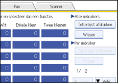 Schermafbeelding bedieningspaneel