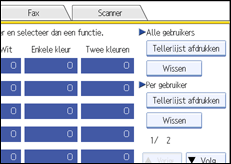 Schermafbeelding bedieningspaneel