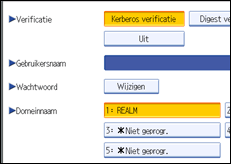 Schermafbeelding bedieningspaneel