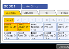 Schermafbeelding bedieningspaneel