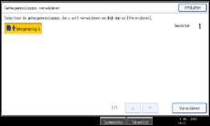 Schermafbeelding bedieningspaneel