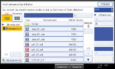 Schermafbeelding bedieningspaneel