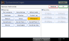 Schermafbeelding bedieningspaneel