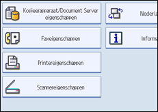 Schermafbeelding bedieningspaneel