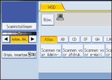 Schermafbeelding bedieningspaneel