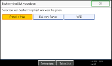 Schermafbeelding bedieningspaneel