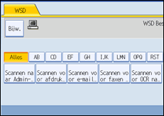 Schermafbeelding bedieningspaneel