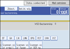Schermafbeelding bedieningspaneel