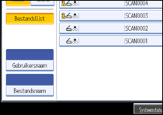 Schermafbeelding bedieningspaneel