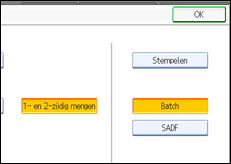 Schermafbeelding bedieningspaneel