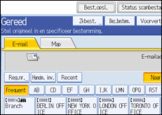 Schermafbeelding bedieningspaneel