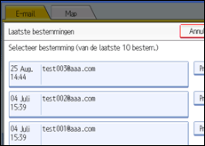 Schermafbeelding bedieningspaneel