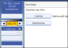 Schermafbeelding bedieningspaneel