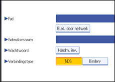 Schermafbeelding bedieningspaneel
