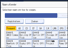 Schermafbeelding bedieningspaneel