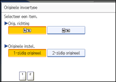 Schermafbeelding bedieningspaneel