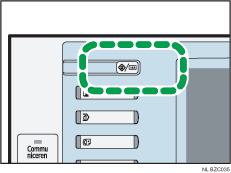 Illustratie Gebruikersinstellingen/Teller-knop