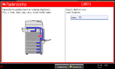 Schermafbeelding bedieningspaneel