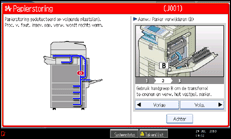 Schermafbeelding bedieningspaneel