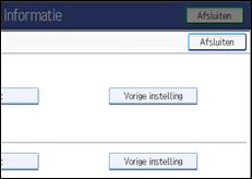 Schermafbeelding bedieningspaneel