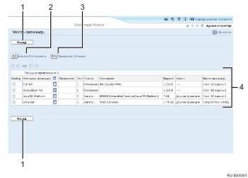Изображение экрана веб-браузера (с пронумерованными ссылками)