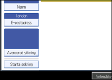 Bild av användarpanelens skärm