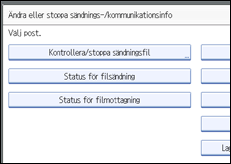 Bild av användarpanelens skärm