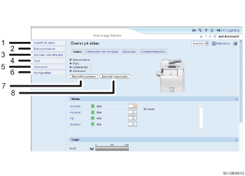 Bild av webbl&auml;sarf&ouml;nster med numrerade detaljer