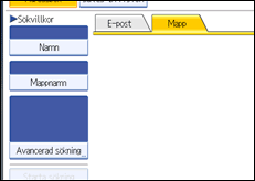 Bild av användarpanelens skärm