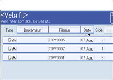 Illustrasjon av brukerpanel