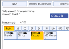 Illustrasjon av brukerpanel