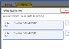 Illustrasjon av brukerpanel